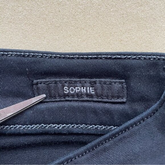 Agolde Black Mid-rise Cropped Sophie Skinny Jeans - 27" - Picture 6 of 11